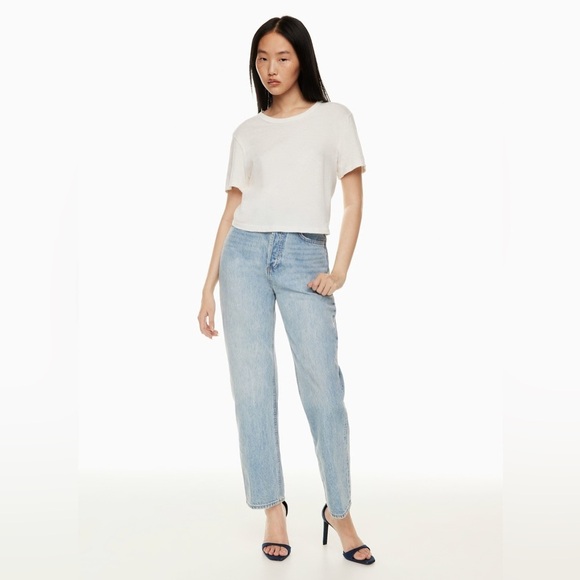 Denim Forum The Joni High Rise Loose Size 26 30L Aritzia #103032 - Picture 2 of 9